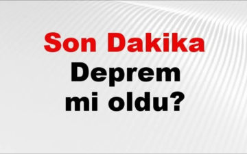 Son dakika