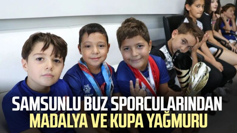 Samsunlu buz sporcuları